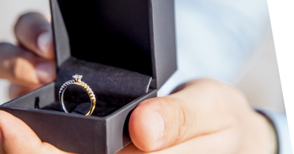 What is better for an engagement ring — white gold or silver?